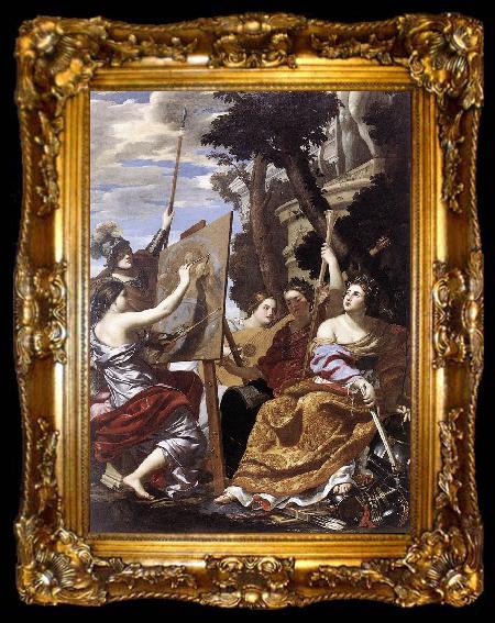 framed  Simon Vouet Allegory of Peace, ta009-2